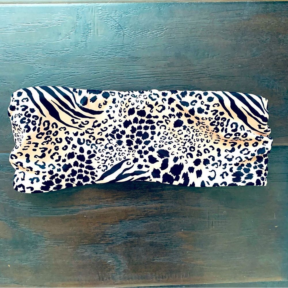 NWOT Victoria Secret Women's Leopard Print Bandeau Bikini Top | Size: XS